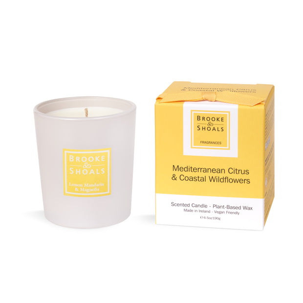 Scented Candle - Mediterranean Citrus & Coastal Wild Flowers (NEW)