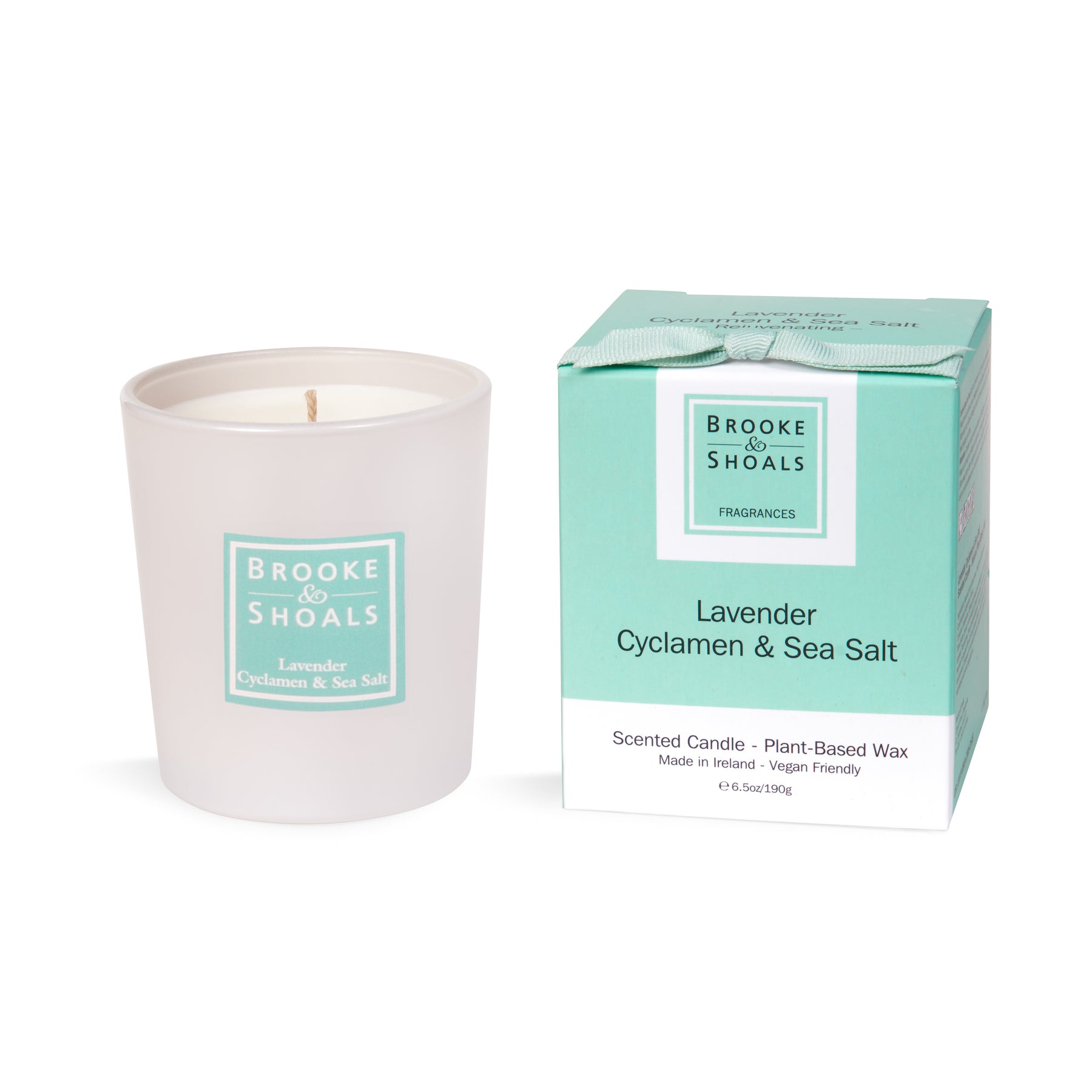 Scented Candle Lavender, Cyclamen & Sea Salt Brooke & Shoals