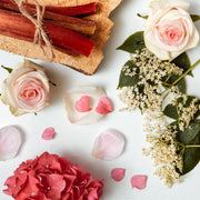 Scented Candle - Elderflower, Rhubarb & Rose