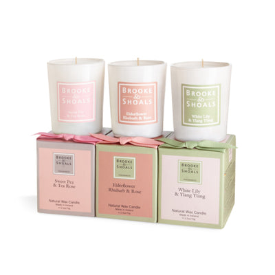 Travel Candles Set of 3 - Floral Scents
