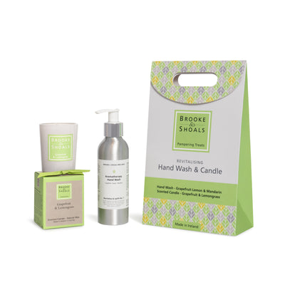 Wellness Pampering Set: Revitalising Hand Wash & Candle